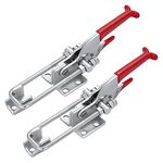 Accessbuy Heavy Duty Large Toggle Clamp Latch,2000Lbs Holding Capacity,Self-Lock U-Bolt Adjustable Latch for Tire Carrier,Industrial EquiIpment,Boxcar,Smoker Lid and More 7.87 Inch (2Pack)