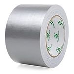 BOMEI PACK Wide Grey Duct Tape 3Inch 75mm, Strong Duct Tape Silver Gris Residue Free for Crafts and Repair, 1Roll 8.3Mil x 30yds