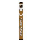 SuperStroke NHL Golf Putter Grip, Las Vegas Golden Knights (Mid Slim 2.0) | Officially Licensed Through Team Golf | Cross-Traction Surface Texture and Oversized Profile | Even Grip Pressure