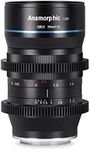 SIRUI 35mm F1.8 1.33X S35 Anamorphic Lens, Cinema Lens for RF Mount, Blue Flare