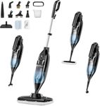 Seyomi Steam Mop, 12-in-1 Powerful Handheld Steam Cleaner Detachable Steam Mops for Floor Cleaning, 565ML Removable Tank, 23FT Power Cable, MultiPurpose Steamer for Hardwood, Tile, Grout, Furniture