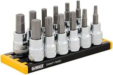 DEWALT 3/8 DRIVE, SAE & MM HEX SOCKET SET, 12PC (DWMT17002)