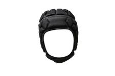 HEAT PRO competition rugby helmet headguard, black (S)