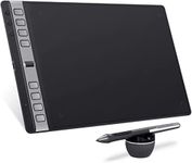 HUION Drawing Tablets Inspiroy 2 L with Scroll Wheel 8 Customized Keys Battery-less Stylus,Works with Mac, PC & Moible, 10 * 6 inch-Large