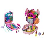 Polly Pocket Koala Adventures Wearable Purse Compact, Micro Polly Doll, GXC95 & Llama Music Party Compact with Stage, Spinning Dance Floor, Food Stalls, Micro Polly, Lila Dolls, 2 Llama Figures, GKJ50