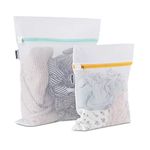 Mamlyn mesh laundry bags (1 Medium 1 Small)