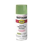 Rust-Oleum 365146 Stops Rust Spray Paint, 12 Oz, Gloss Laurel Green, 12 Ounce