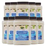 Thanjai Natural Epsom Bath Salt 10kg for Muscle Relief, Relieves Aches & Pain Granule Magnesium Sulphate) for Plants, Gardening,Water Soluble Fertilizer,Soil Manure