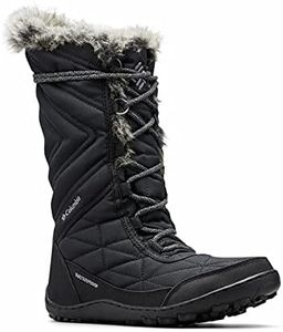 Columbia Minx Mid III, Women's Boots, Black Ti Grey Steel, 6 US Wide