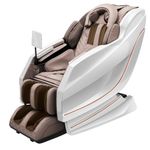 HCI eRelaxicPro 5D Mechanism Massage Chair with Dual Zero Gravity (White- Beige)