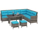 Sectional Patio Dining Set