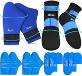 Atsuwell Cold Therapy Socks & Hand Ice Pack Cold Gloves for Chemotherapy Neuropathy, Chemo Care Package for Women and Men, Ideal for Plantar Fasciitis, Carpal Tunnel, Arthritis Hand Pain Relief, S/M