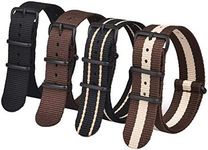 Ritche 16mm Military Ballistic Nylon Watch Strap Compatible with Timex Weekender Watch Strap Timex Replacement Watch Bands for Men Women (4 Packs), Valentine's day gifts for him or her