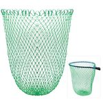 Dovesun Fishing Net Fish Landing Net Foldable Fishing Replacement Net for Freshwater Saltwater without Handle Green