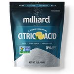 Milliard Citric Acid - 1 Pound - 100% Pure Food Grade Non-GMO (1 Pound)