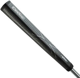 Winn DriTac Lite Jumbo Pistol Putter Golf Grip, Dark Gray