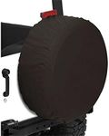 Bestop 61026-01 Black X-Small Tire Cover for Tires 26.5" Diameter, 7.5 "deep (fits Original Samurai Spare tire)