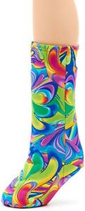 CastCoverz! Fashionable Leg Cast Cover - Colorcopia - Medium Short - Below The Knee - Protective, Decorative and Washable - Made in USA