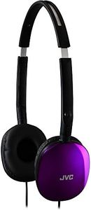 JVC HAS160V Flat Headphones (Violet)