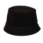 Best Fancy Dress One BFD Bucket Hat for Men or Women. One Size fits All, Ideal Bucket. Great Sun hat. 50 Designs to Choose from. Wash on a Cool Cycle (Black Bucket Hat)