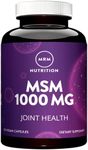 MRM Nutrition MSM 1000mg | Methyl-sulfonyl-Methane Capsules | Joint Health | Hair + Skin + Nails | Bioavailable Form of Sulfur | Gluten-Free + Vegan | 120 Servings