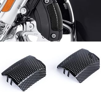 AILMOTO Motorcycle Front Brake Caliper Covers, Brake Caliper Screen Inserts Compatible for Harley Davidson Road King, Electra Glide, Street Glide, V-Rod 2006-2019