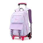 Gradient-Star Girls Rolling Backpac