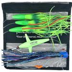 Lobo Lures #206 Lumo Bullet Skipjack Hybrid Big Game Daisy Chain Marlin Tuna and Mahi Lures includes Premium Lure Bag