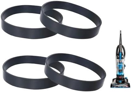 Replacement Vacuum Belts for Bissell 2191, 2191U, 2190, 1700, 1701, 1797, 2691, 2692, 1240, 12B1, 68C7, 3920 Series PowerForce Helix (Turbo) Vacuum Cleaner Replace Parts 2031093 (Pack of 4)