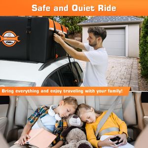 Sailnovo Car Roof Bag 20 Cubic Feet – Foldable Soft Storage with Straps & Hooks