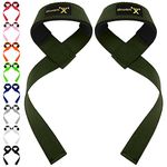 ihuan Wrist Straps for Wrist-Straps Weightlifting - 21 inches Lifting Straps for Weightlifting Gym Wrist Wraps with Extra Hand Grips Support for Strength Training Bodybuilding Deadlifting