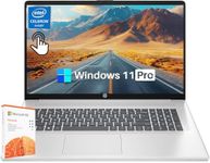 HP 2024 Newest 17 Inch Touchscreen Business Laptop, 17.3” HD+ Touch Screen, Intel Pentium Silver N5030, 32GB RAM, 1TB SSD, 1-Year Microsoft 365, Intel UHD Graphics, Webcam, Windows 11 Pro