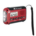 Midland® - ER10VP Weather Radio with Flashlight & Emergency Alert - AM/FM Radio - Compact and Easy to Carry - SOS Strobe Signal and Headphone Jack