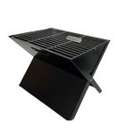 BBQENVY Foldable BBQ Grill Portable Camping Travel With Cooking Rack Charcoal - Black