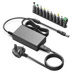 KFD 24V 3A Universal Charger AC 100-240V to DC 24 Volt Adapter Multi plugs 5.5x2.5mm 3.5x1.35mm 4.0x1.7mm 5.5x3.0mm 6.5x4.4mm Converter Transformer Power Supply for LED Strip Routers Printers