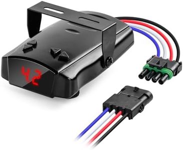 briidea Proportional Trailer Brake Controller, Digital Brake Controller, Smooth and Safe Control for 1-4 Axle Trailers with Boost Feature for Heavy-Duty and Frequent Towing