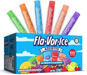 Fla-Vor-Ice Popsicle Variety Pack of 1.5 Oz Freezer Bars, Assorted Flavors, 100 Count