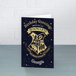 Harry Potter Personalised Birthday Card - Personalise Your NAME