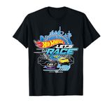 Hot Wheels Let's Race Racing Car Cityscape T-Shirt