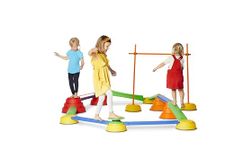 American Educational Products G-2239 Build 'n Balance Advanced Course Activity Set, 14.5" Height, 14.5" Wide, 14.5" Length