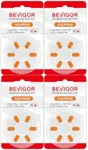BEVIGOR Hearing Aid Batteries Size 13, Mercury Free (24 Count), Zinc Air Batteries, Easy to Open and Carry, 1.45V, Long Lasting Batteries