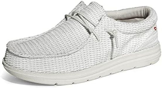 Bruno Marc Womens Slip-on Loafers Casual Comfortable Lightweight Boat Shoes, Sliver/Shine - 6 (SBLS225W)