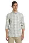 Peter England Men's Slim Fit Shirt (PCSFSSLPR61761_Light Olive