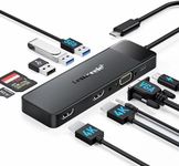 Docking Station USB C Hub 3*Display