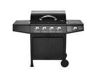 CosmoGrill 4+1 Series Gas BBQ with Side Barbecue Burner and Storage (4+1 BBQ with Cover)