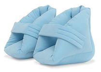 NYOrtho Heel Protector Cushion, 1 Pair - Quilted Foot Pillows for Pressure Sores, Bed Sores, Injuries - Heel Protectors for Standard Size or Bariatric Patients - Water Resistant Peachskin Fabric