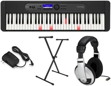 Casio LK-S450 Premium Keyboard Pack with Stand, AC Adapter and Headphones