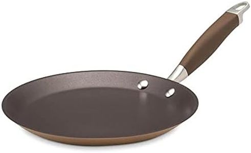 Anolon Advanced Hard Anodized Nonstick Crepe Pan, 9.5, Bronze II