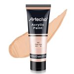 Artecho Professional Acrylic Paint, Rose Gold (120ml / 4.05oz) Tubes, Art Craft Paints for Canvas Painting, Rock, Stone, Wood, Fabric, Art Supplies for Professional Artists, Adults, Students, Kids