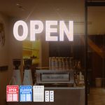 Thirdpolite Open Sign for Business, 30"x10" Dimmable Large LED Open Signs with Hanging Installation for Cafes Store Restaurant Office Bar Pubs Hotel Salon Warm White & Cold White